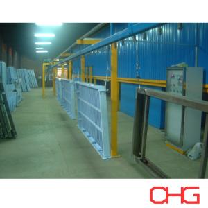 China Manual Electrostatic Spray Gun Customized Powder Coating Line for Hospital Beds on Metal Substrate factory