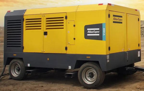 Professional Grade Portable Compressor V1200 With Rated Pressure 15-25 Bar