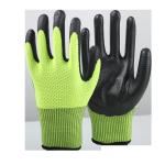 Custom Nitrile Coating Firm Grip Work GlovesNitrile Work Gloves Cotton Shell
