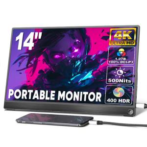 China Lightweight 14Inch 4K Playstation Portable Display Gaming Monitor Screen USB C factory