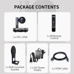 DAIPU PSC-12NK 4k HD Optical Zoom 3G-SDI NDI PTZ Camera for Video Conferencing