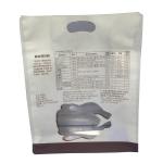 Laminate Matte self sealing boxpouch Flat Bottom Eight Side Seal Gusset Standup