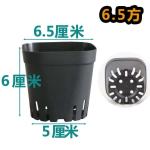 Series 11 Plstic flower pots square black