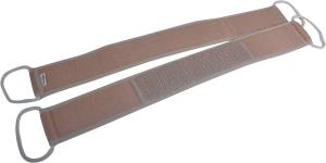 China Exfoliating Natural Brown Hemp Back Strap , Reach Area Back Cleaning factory