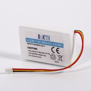 China Factory Wholesale High Quality 7.4v 650mah Rechargeable Lithium Battery Pack factory