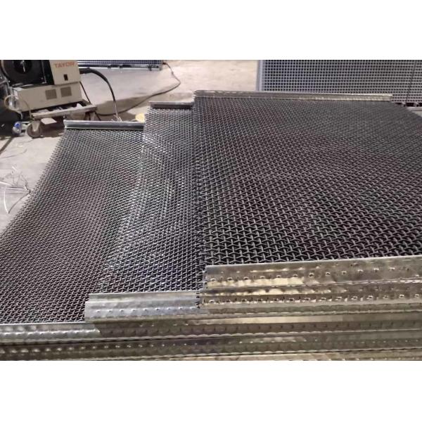 China High Carbon 65Mn Mine Vibrating Screen Mesh 1.5mx2m factory