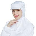 Sea Foods / Fast Food Processing Accessories Cotton Polyester Mesh Hat Dustproof