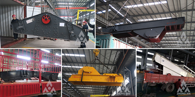 Gravel Ore Vibrating Feeder Machine For 200-250TPH Stone Crushing Plant