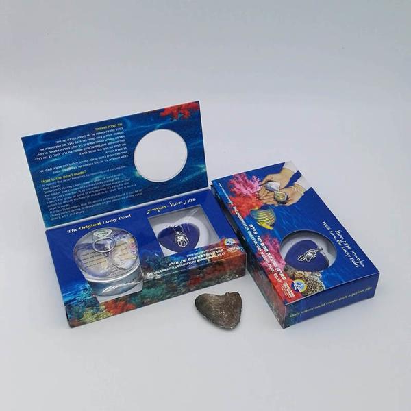 Natural Love Pearl Necklace Gift Box With can Open Cage Pendant sending to Women