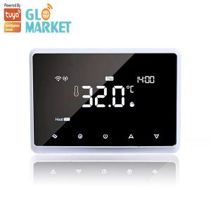 China Smart Water Floor Heating Room Thermostat Touch Screen Lcd Display Gas Furnace factory