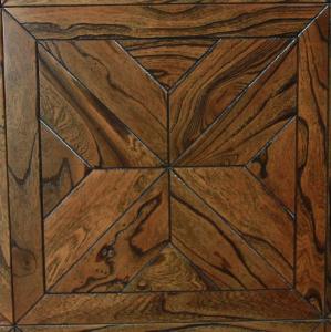 China Elm wood parquet floor factory