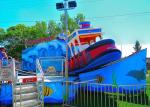 Adjustable Speed Rockin Tug Ride , Pirate Ship Fair Ride For Children And Adults
