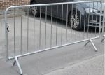 Hot - Dipped Galvanized Crowd Control Barricades Canada 1100X2200mm Size