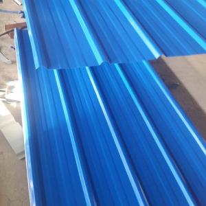 China Painted Corrugated Steel Sheets Wave Roofing Sheet AZ125 S320GD 0.75mm factory