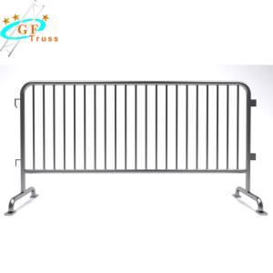 China Galvanized Iron Crash Temporary Metal 1.2M Road Safety Steel Barrier factory