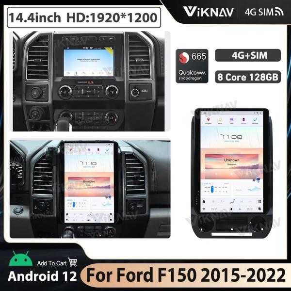 14.4 inch 2K HD Touch Screen Car Radio For Ford Expedition 2015-2022 GPS