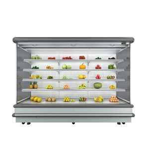 3600L Large Multideck Open Chiller Supermarket Upright Showcase