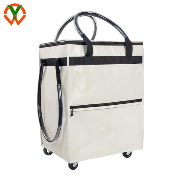 Reusable PP Shopping Cart with Large Capacity Waterproof Foldable Shopping Bag