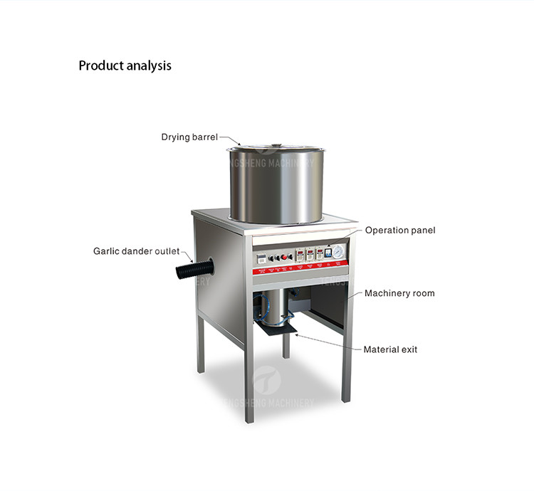 2.2KW Garlic Processing Machine Skin Removing Garlic Peeler