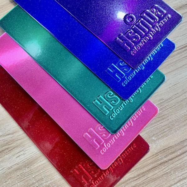 Translucent Candy Sparkle Metallic Electrostatic Epoxy Thermal Powder Coating