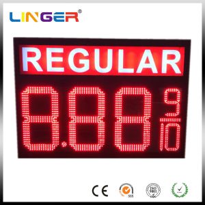 China IP65 Waterproof Electronic LED Gas Price Display Customized Design factory