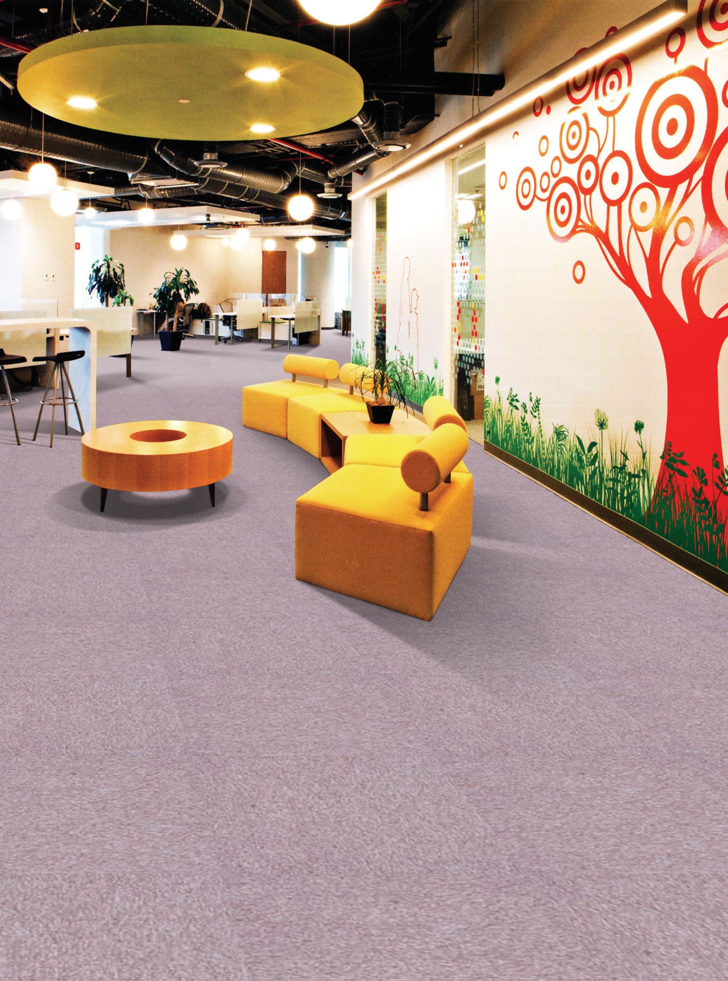 Durable Outdoor Carpet Tiles CE ISO Certified 500 G / M2 Pile Weight