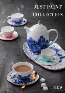 China Delicate Bright Blue 37oz 1100cc Coffee Teapot Set factory