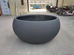 Smooth Surface Fiber Clay Flower Pot Planter For Hotel And Garden