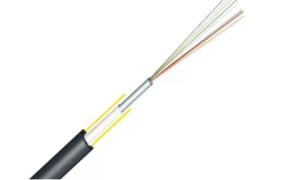 China GYFXY 250um 4 6 8 12 24 Strand Armored Multimode Fiber Optic Cable factory