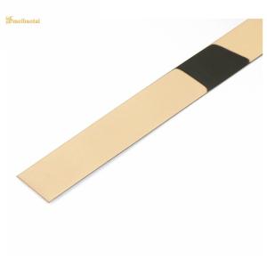 China Stainless Steel Peel And Stick Decorative Wall Tile Trim 3048mm Length factory