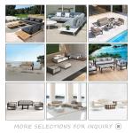 Mail Packing N All Weather Outdoor Patio Furniture Rattan Garden Sofa Set with