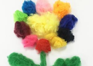 China Hollow Conjugated Polyester Fiber , Colorful Spinning Polyester Hollowfibre factory