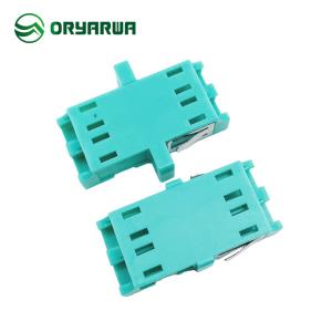 China Integrated Type Flange Flangeless LC Duplex Adapter factory