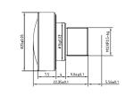 1/1.8", 2.1mm,8 Megapixel Fisheye lens,HFOV 180 degree, high quality super wide
