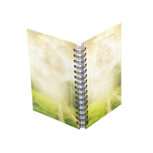 Gold Foil A5 Spiral Custom Notebook Printing , Print Notebook With Custom Pages