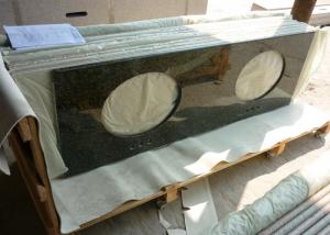 Uba Tuba Granite 61 Inch Prefab Vanity Tops With Double Sink Holes