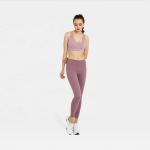 Antibacterial Seamless Fitness Sportswear High Waist Yoga Pants And Bra