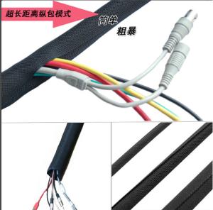 China Split Self Closing Braided Wrap Wire Protector Installer Parts Cable Management factory