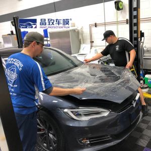 China Uv Resistance TPU Paint Protection Film With Imported Glue Cyberpunk Design on sale