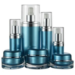 China Custom Oval Shape Acrylic Bottle 15ml 30ml 60ml for Industrial Skin Care Serum factory
