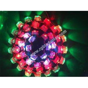 individual program controlled digital rgb led spot light with 60 deg lens