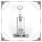 Hand Blown Glass Water Bubbler 8.5 Inches Matrix Perc Mini Smoking Water tube