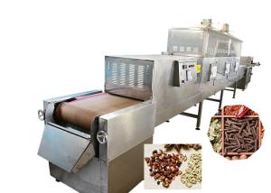 China 3 Ton Microwave Chili Drying Machine Hot Air Recycling And Circulatory System factory