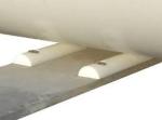 Half Round Semicircle Pultruded Fiberglass Rod Stock Chemical Resistance