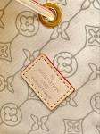 White Pink Damier Azur Canvas LV Branded Messenger Bag NéONoé MM Bucket Bag