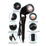 Aluminum LED Garden Spot Light Waterproof IP66 Garden Landscaping Lights