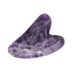 100% Natural Jade Gua Sha Stone Amethyst Shaving Face Jade Massage Tool