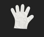Practical high quality transparent disposable hdpe vinyl pe glove thickened