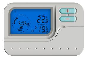 China Electric Underfloor Heating Thermostat , Underfloor Heating Programmable Thermostat factory