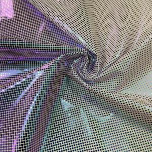 China 52gsm Printed 240t Polyester Taffeta Fabric 75dx75d Polka Dot Pattern factory